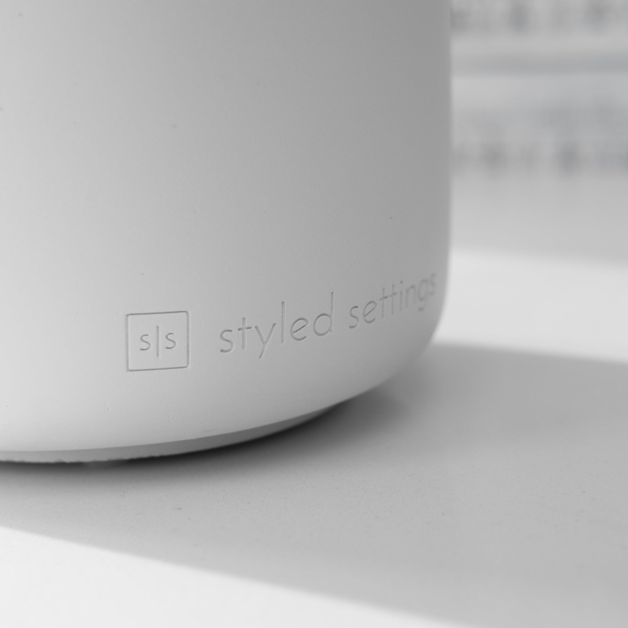 White and Silver Utensil Holder - Styled Settings