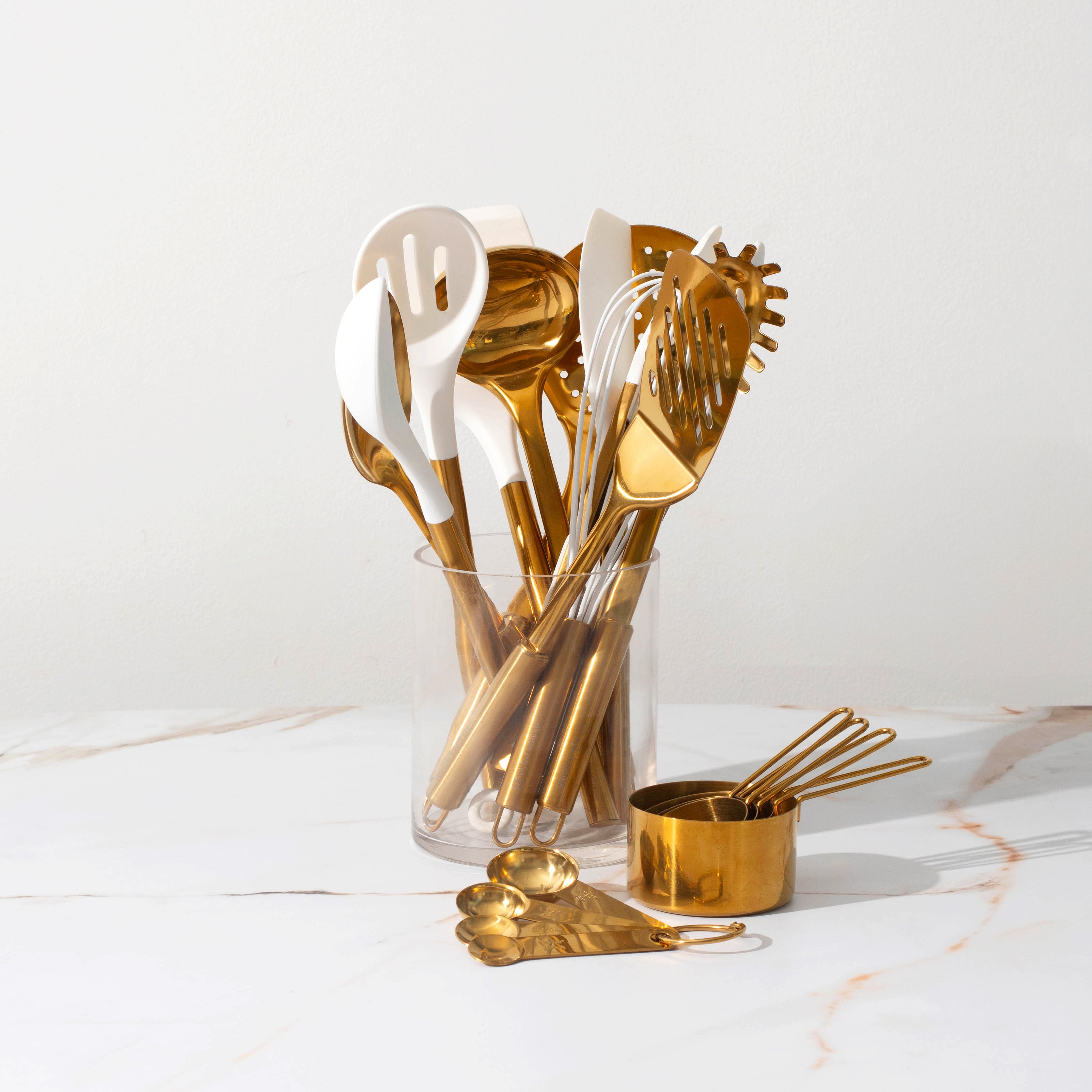 Gold Complete Kitchen Utensils Set - Styled Settings