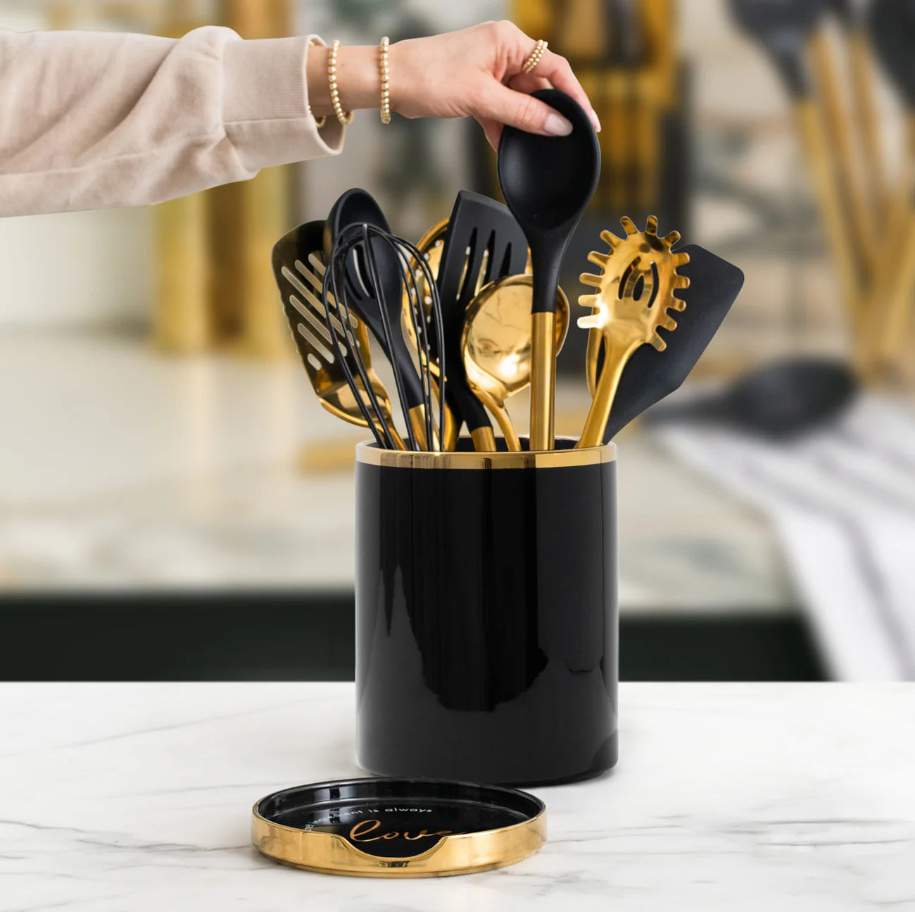 Black and Gold Kitchen Bundle - Styled Settings
