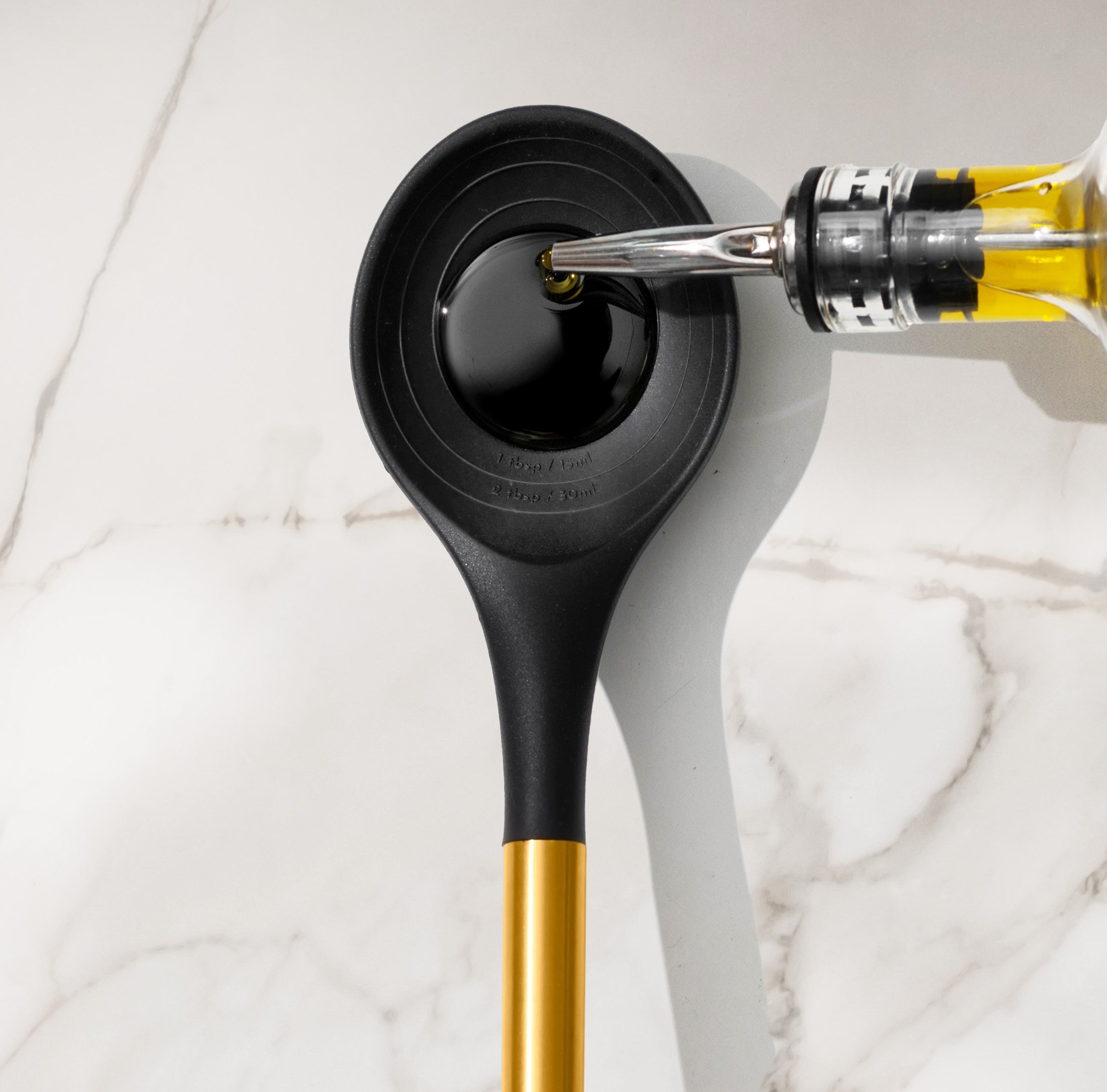 Black and Gold Kitchen Tools Set - Styled Settings