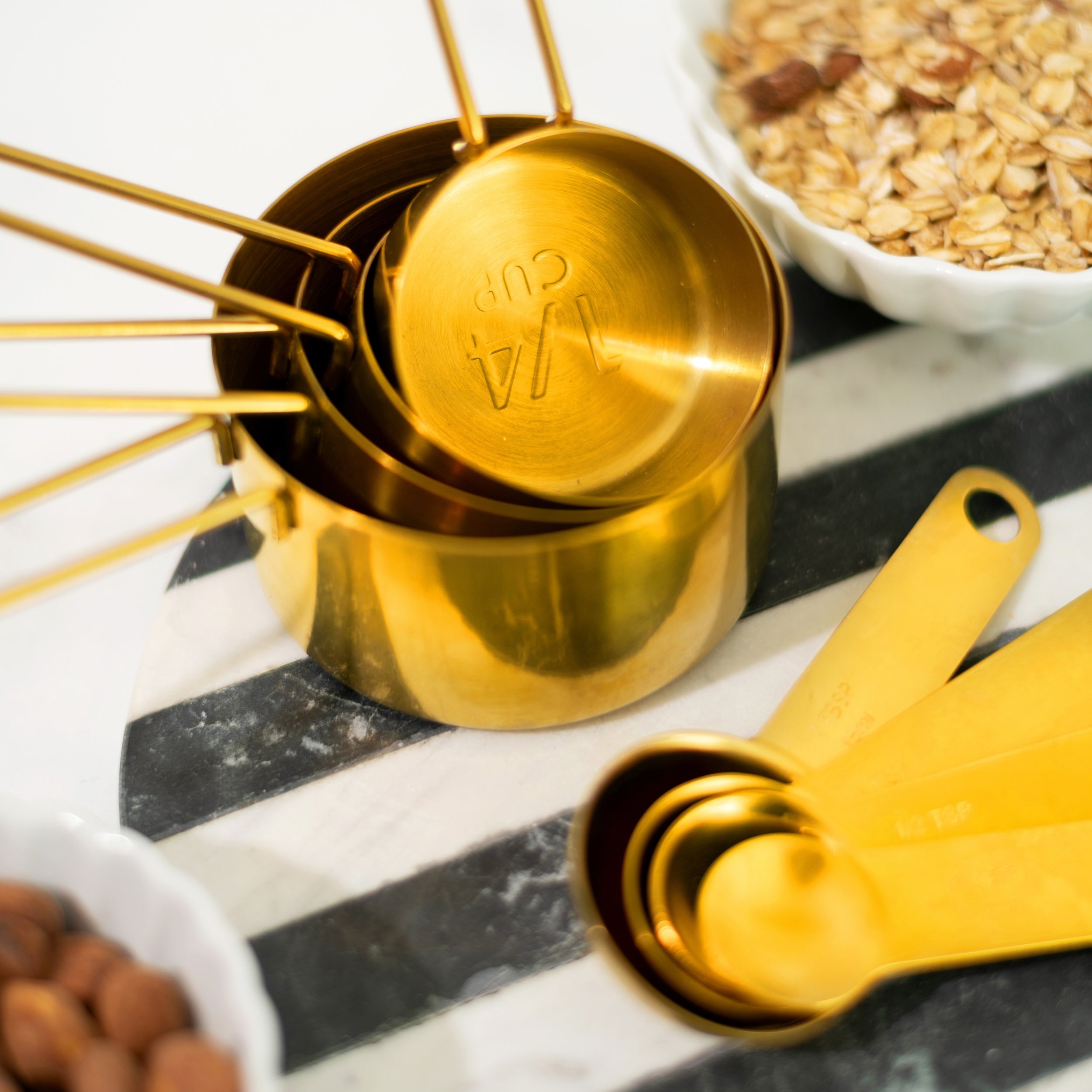 Black and Gold Kitchen Utensils Duo - Styled Settings