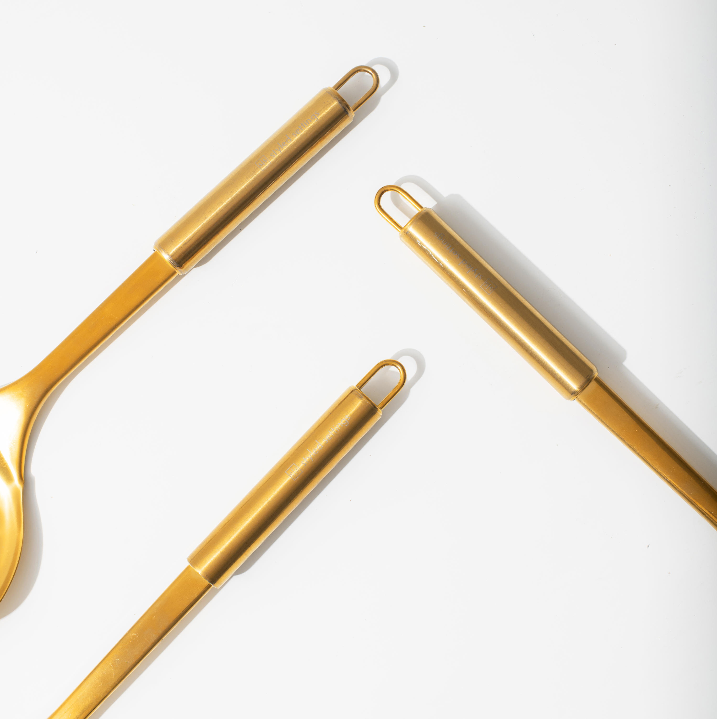 Gold Cooking Utensils Set - Styled Settings