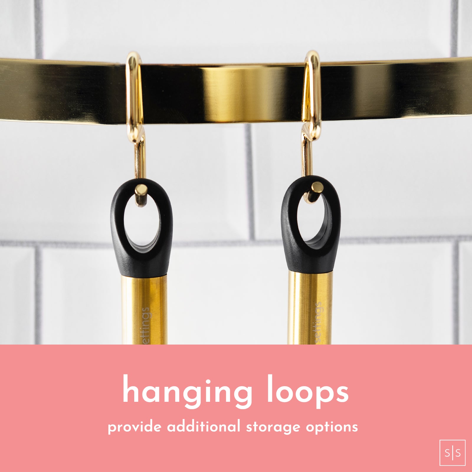 Black and Gold Nylon Kitchen Utensils Set