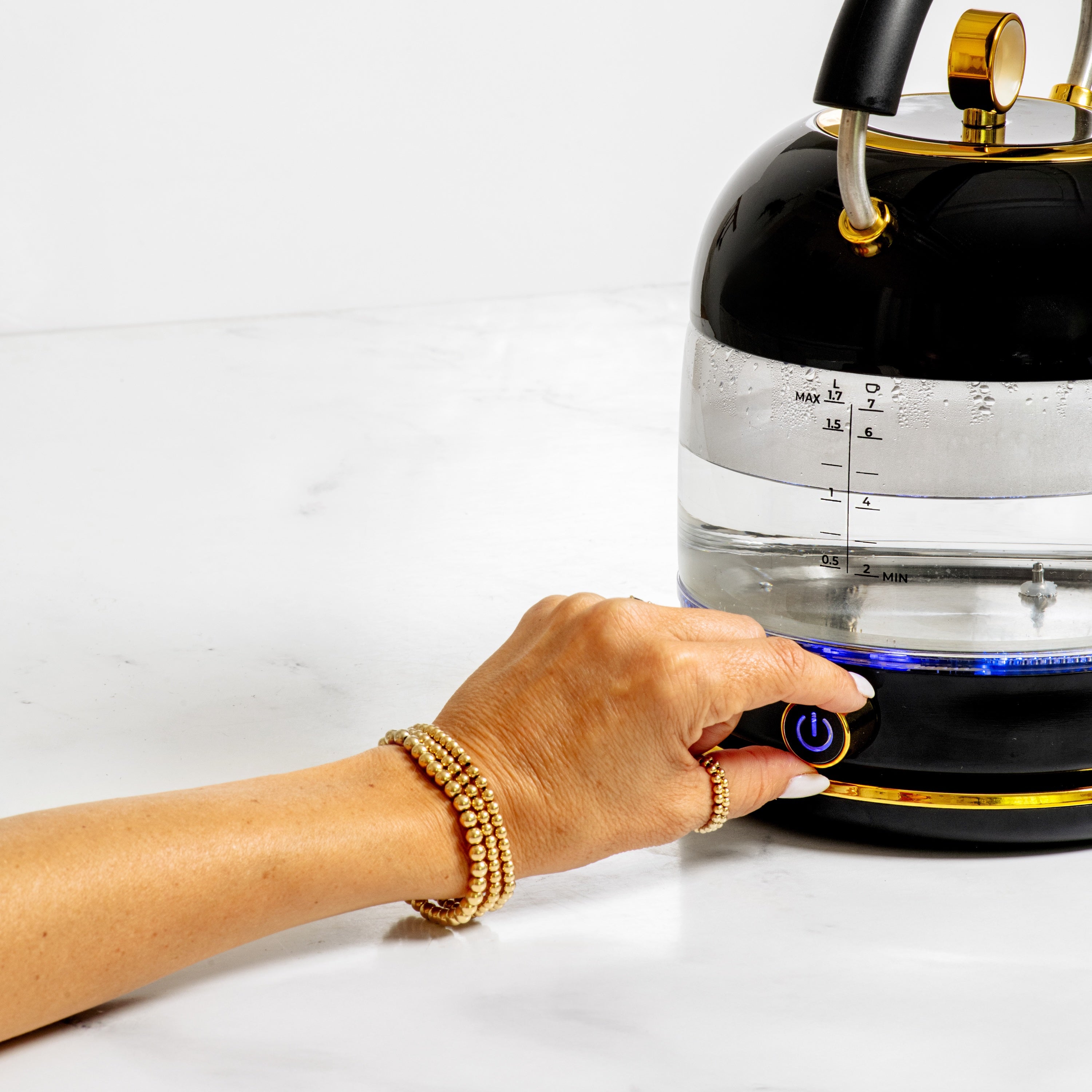 Black & Gold Electric Kettle