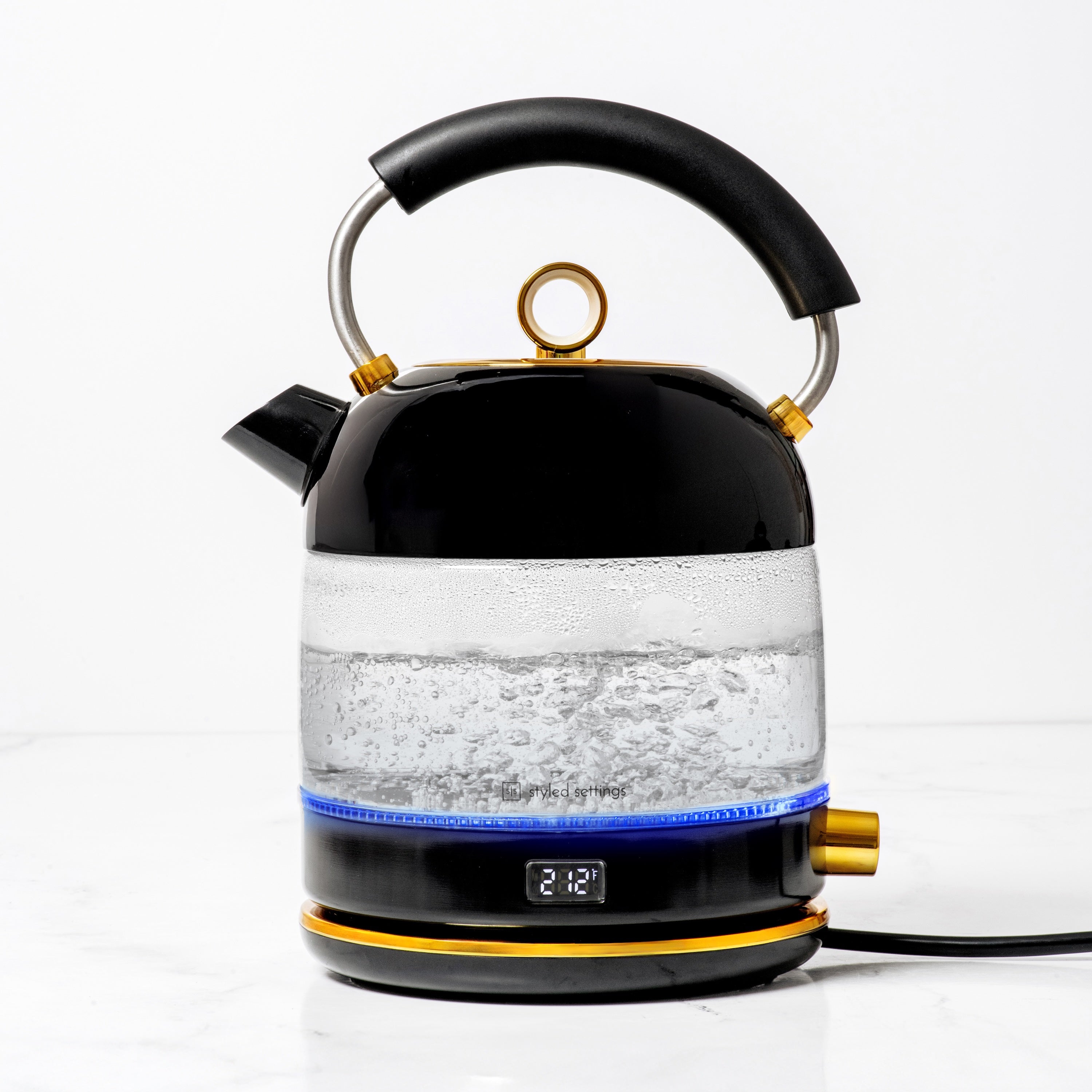 Black & Gold Electric Kettle